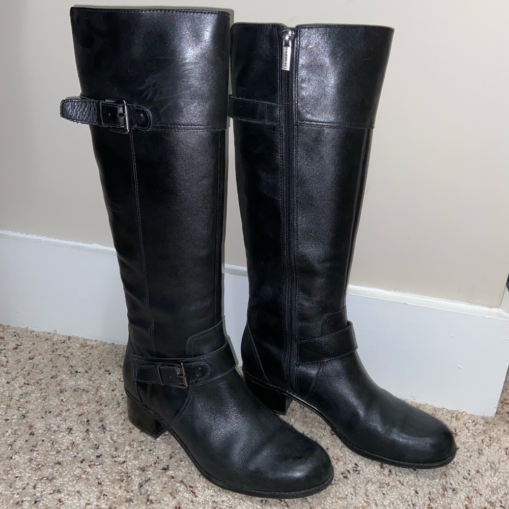 Bandolino black leather boots